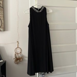 Black shift dress